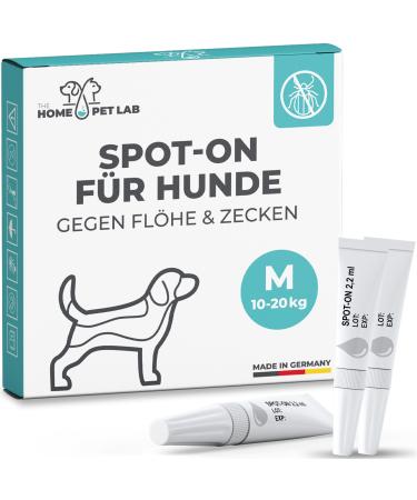 The Home Pet Lab Spot on Tick and Flea Protection for dogs (M: 10-20 kg) effective tick protection for the dog 3 months long-term effect against ticks