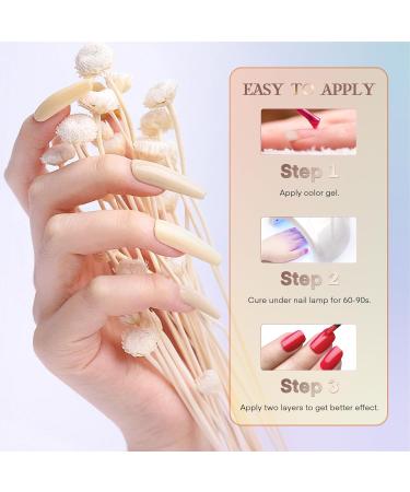 Topdirect Geln gel Starter Set | 20 Colors Shellac Set with 48W UV Lamp | 5-in-1 Adhesive Gel Polish for DIY Nail Design - Buy Online on SooperMarket.com