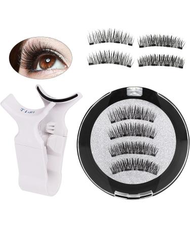 Virtcooy Magnetic Lashes Kit Women False Eyelashes | With Clip Natural Look Magnetic Lashes Magnetic Fake Lashes For Easy Application - Buy Online on SooperMarket.com