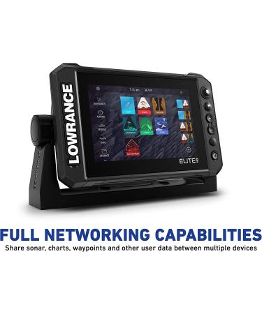 Lowrance Elite FS 9 Fish Finder with Active Imaging 3-in-1 Transducer | Preloaded C-MAP Contour+ Charts | 9 Inch Screen - Buy Online on SooperMarket.com