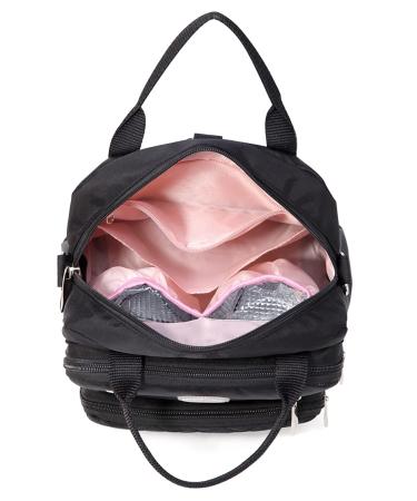 Small Waterproof Baby Diaper Bag Tote Messenger Backpack-Black - Buy Online on SooperMarket.com