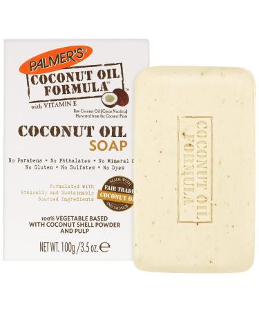 Palmer's Coconut Oil Formula Soap Bar 3.5 Ounce (Pack of 6) Coconut 3.5 Ounce (Pack of 6)