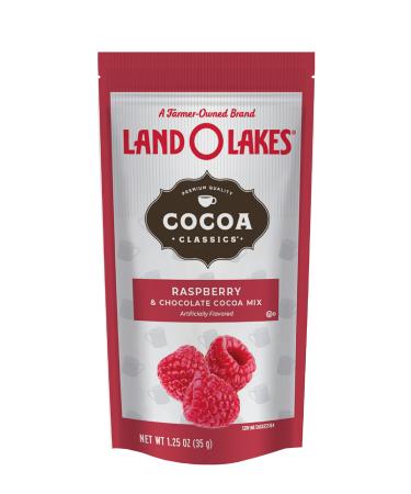 Land O Lakes Cocoa Classics, Raspberry & Chocolate Hot Cocoa Mix, 1.25-Ounce Packets (Pack of 36) Raspberry 1.25 Ounce (Pack of 36)