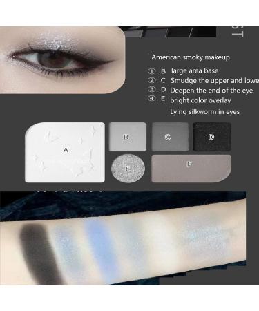 Smoky Eye Shadow Palette - Matte & Pearlescent Waterproof Eyeshadow for Long-Lasting Cool Daily Makeup - Buy Online on SooperMarket.com