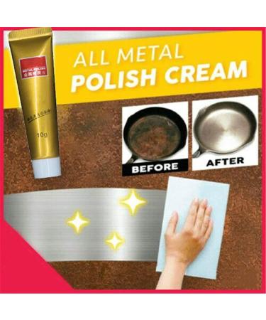 Metal Polishing Cream 2022 New Metal Polishing Paste Fixini All Metal Polish Cream Markforlove Metal Cleaning Paste Ultimate Metal Polish Cream Stainless Steel Cleaner Rust Remover (3) - Buy Online on SooperMarket.com