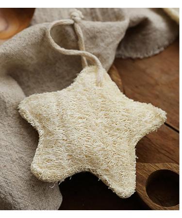 Natural Loofah Sponge Set - Fun Shaped 4 Pack - Buy Online on SooperMarket.com