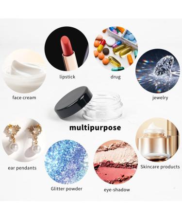 Sgehai 16-Piece Transparent 15ml Jars with Lids - Perfect for Lip Balm Creams & More - Empty Storage Solutions for Your DIY Projects - Buy Online on SooperMarket.com