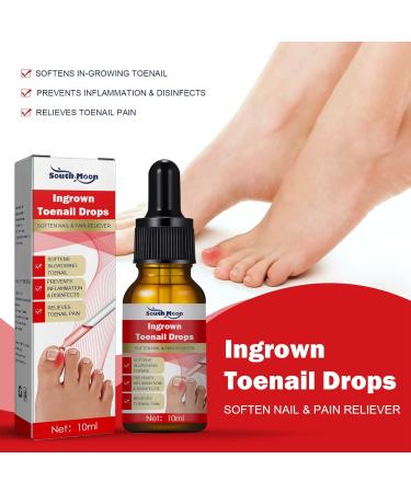 Ingrowth Toenail Correction Treatment Oil Kit - 10ml with Glass Nail File | Ingrown Toenail Drops, Cuticle Nail Oil & Fungal Treatment - Buy Online on SooperMarket.com