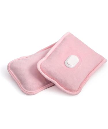 Rechargeable Electric Hot Water Bottle Hand Warmer with Massage Heat Pad - Pink (51x16cm) - Buy Online on SooperMarket.com