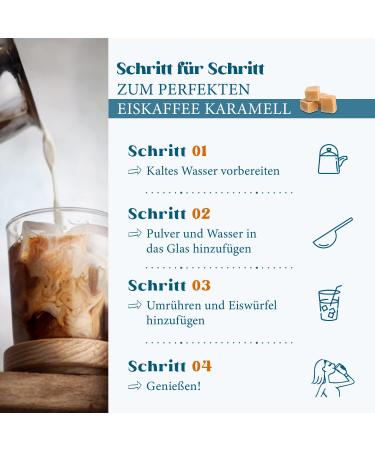 Hearts Eiskaffee Karamell 2 Pack | Instant Coffee Powder | Creamy Caramel Flavor | Serves 160 Cups | Quick Summer Beverage - Buy Online on SooperMarket.com