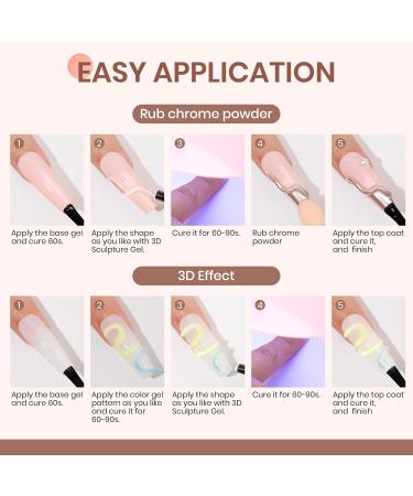 MIZHSE 3D Nail Gel - Clear Sculpting Gel for Nail Art | 15g Molding & 5D Embossed Gel for Stunning Manicures | International Shipping Available - Buy Online on SooperMarket.com