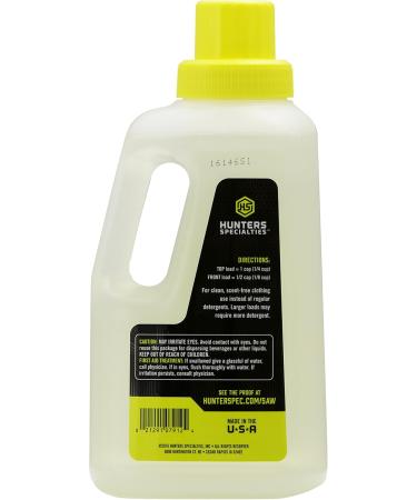 Hunters Specialties Scent-A-Way Saw Bio-Strike Odorless Laundry Detergent 2X Concentrated - 32 Oz for All Fabrics & Hunting Clothes | International Shipping Available - Buy Online on SooperMarket.com