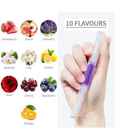 10pcs Fruity Smell Cuticle Oil Pens for Nail Nourishment and Repair - Buy Online on SooperMarket.com