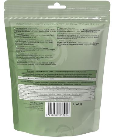 Catz Finefood MEATZ CATTIONS Horse N 15 - 100% Horse Meat Cat Snack Grain-Free Sugar-Free Ideal for Allergies (45g) - International Shipping Available - Buy Online on SooperMarket.com