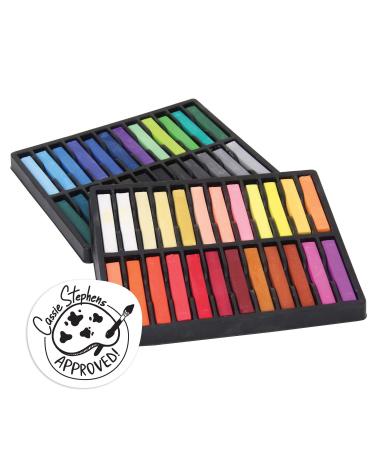 Creativity Street CK-9748 Square Artist Pastels  48 colors (Colors may vary)  2.38 x 0.38 x 0.38  48 Pieces 48 Count (Pack of 1)