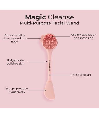 MCoBeauty Magic Cleanse Multi-Purpose Facial Wand | Deep Exfoliation & Precise Bristles for Smooth Skin - Shop Internationally - Buy Online on SooperMarket.com