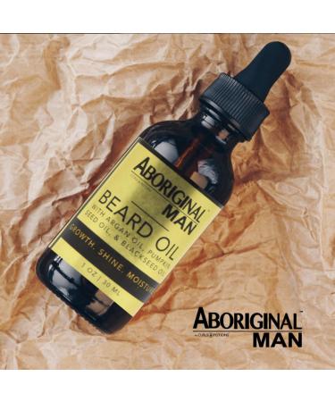 Curls & Potions Aboriginal Man Beard Oil | Promotes Growth Softens & Moisturizes Beard | International Shipping Available - Buy Online on SooperMarket.com