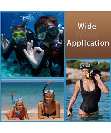 Dive Snorkel Clip Set - 16 Pcs Universal Plastic Silicone Keeper for Snorkel Mask - Black Attachment Gear Spare Part for Snorkeling and Diving - Buy Online on SooperMarket.com