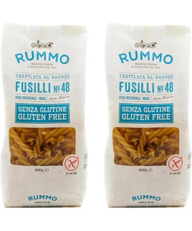 Gluten Free Pasta Bundle with Rummo Fusilli No.48 400g x2 (Pack of 2) - Buy Online on SooperMarket.com