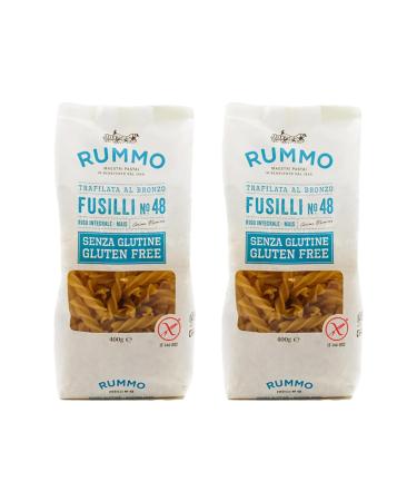 Gluten Free Pasta Bundle with Rummo Fusilli No.48 400g x2 (Pack of 2)