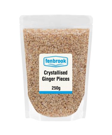 Crystallised Ginger Pieces 250g by Fenbrook