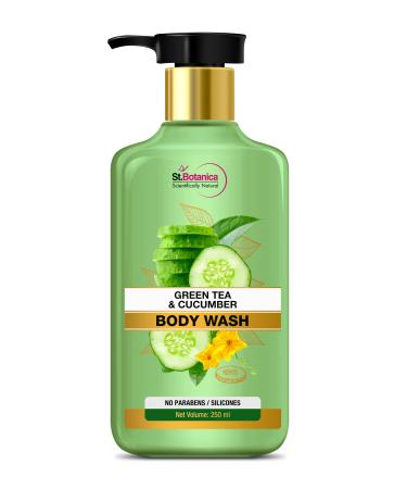 StBotanica Green Tea & Cucumber Body Wash 250ml - No SLS/Sulphate Parabens