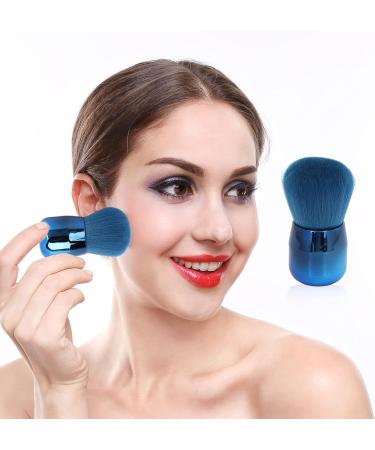 Verdant Touch Blush Brush Blush Brush Makeup Brush for Bronzer Loose Powder Cosmetics Soft Fluffy Hair Mushroom Head Dark Blue - Buy Online on SooperMarket.com