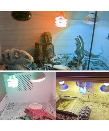 Dernord UV Lamp for Reptiles - 13W 5.0 UVA/UVB Terrarium Light Bulb for Budgies Leopard Geckos & Turtles - Optimal Heat Lamp - Buy Online on SooperMarket.com