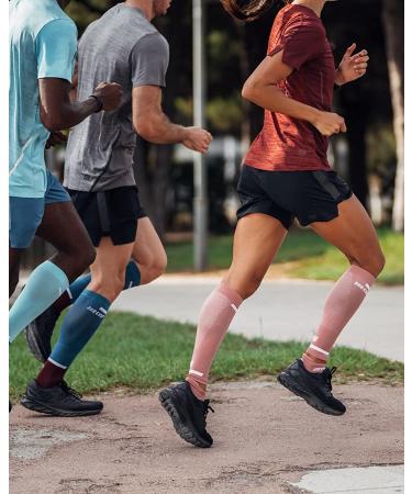CEP Women's Athletic Compression Run Sleeves - Calf Sleeves 4.0 for Performance - Rose - Buy Online on SooperMarket.com