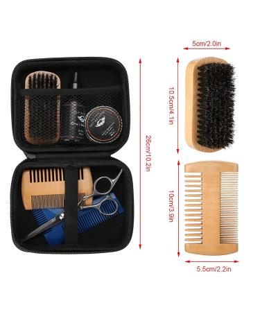 Premium Bart Care Set with Bare Scooter | Beard Oil Balm & Brush Set - Perfect for Bearded Men | International Shipping - Buy Online on SooperMarket.com