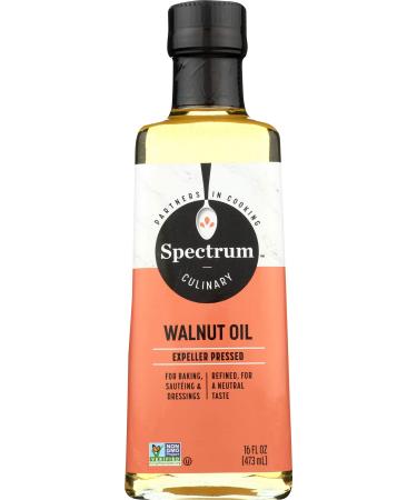Spectrum Essentials Walnut Oil, Refined, 16 fl oz
