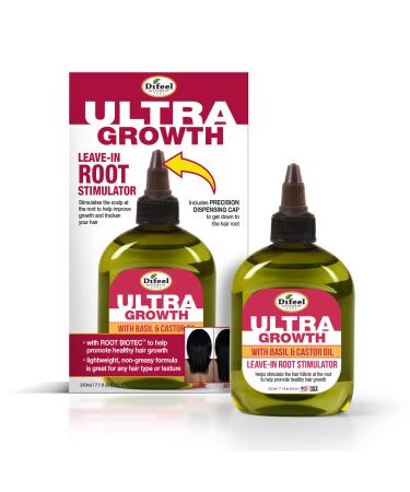 Difeel Ultra Hair Growth Oil Infused with Basil and Castor Oil 7.1 ounce