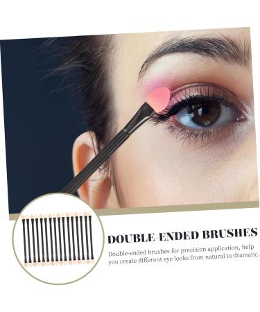 Mikinona 30pcs Disposable Eye Shadow Stick Double Ended Makeup Brush Eyeshadow Makeup Eye Shade Tool Plastic - Buy Online on SooperMarket.com