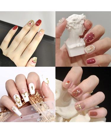 3D Mixed Nail Art Steel Studs Mini Metal Caviar Beads - Gold, Silver, Rose Gold - DIY Manicure Decorations - Buy Online on SooperMarket.com