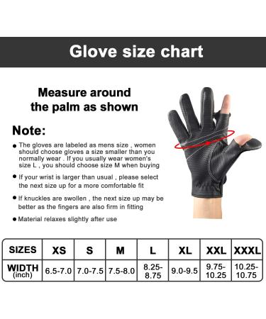 Palmyth Neoprene Fishing Gloves - 2 Cut Fingers, Flexible, Great for Photography, Fly Fishing, Ice Fishing - Black (Medium) - Men and Women - Buy Online on SooperMarket.com
