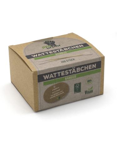  kolution Bamboo Cotton Swabs - 200 Eco-Friendly Ear Cleaners 100% Compostable & Plastic-Free - Buy Online on SooperMarket.com