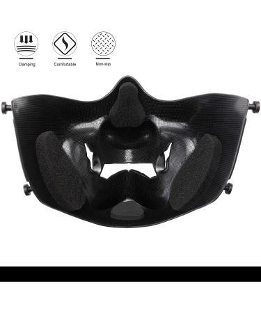 Airsoft Protective Half Face Mask for Halloween Cosplay - Tactical Prajna Face Hannya Oni Demon Knight Design - Buy Online on SooperMarket.com