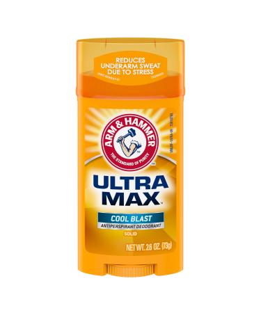 Arm & Hammer Ultra MAX Deodorant- Cool Blast- Solid - 2.6oz- Made with Natural Deodorizers