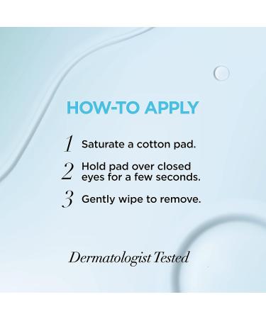 L'Oreal Paris Skincare Dermo-Expertise Oil-Free Eye Makeup Remover - Gentle & Effective 4 fl. oz for Clean Refreshing Eye Care - Buy Online on SooperMarket.com