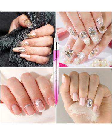 TIESOME Rhinestone Picker Dotting Tool Dotting Wax Pen Nail Rhinestone Picker Dotting Tool With 1 Extra Wax Tip Gem Picker Tool Rhinestone Pickup Applicator Tool For DIY Nail Art Crystals Diamonds - Buy Online on SooperMarket.com