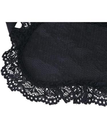Sxiwei Lace Sleep Eye Mask - Lightweight Adjustable Blindfold for Women in Black - Buy Online on SooperMarket.com