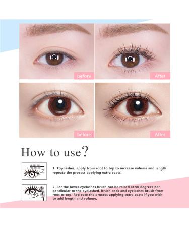 4D Silk Fiber Lash Mascara - Waterproof, Smudge-proof, Natural Thickening & Lengthening Formula - Long-lasting & Easy to Remove - 1 Count - Buy Online on SooperMarket.com