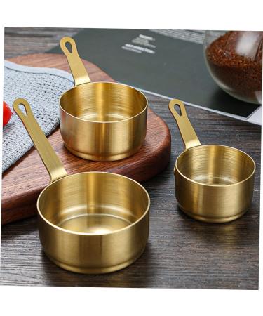 MAGICLULU 5pcs Stainless Steel Sauce Cup Sauce Container Stainless Steel Seasoning Cup Mini Condiments Food Portioner Ketchup Dipping Bowls Sauce Bowl with Handle Pinch Dip Cups Household mediumx5pcs Goldenx5pcs - Buy Online on SooperMarket.com