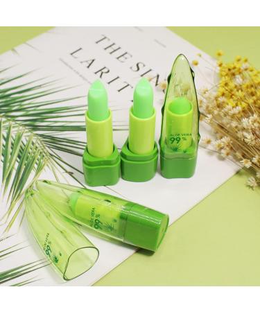 Aloe Vera Lip Balm Magic Colour Changing Lipstick Long Lasting Lip Balm Set Lips Moisturizer Aloe Vera Lip Stick for Women Girls (3 Pack) - Buy Online on SooperMarket.com
