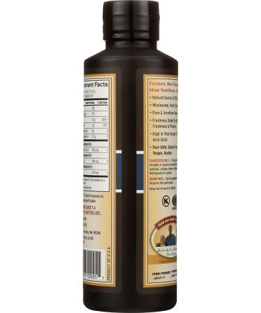 Barlean's Organic Lignan Flax Oil 12 fl oz - Healthy Omega-3 & Fiber Boost - Buy Online on SooperMarket.com