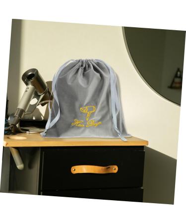 Baluue 2pcs Hair Curler Travel Bag Fabric Hair Dryer Travel Pouch Grey Drawstring Bag 30.00X25.00X0.50CMx2pcs Greyx2pcs - Buy Online on SooperMarket.com