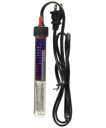 Penn-Plax Aquarium Heater Fully Submersible Within 1 Degree of Accuracy 75 Watt Heats Up to 15 Gallon Tank 5 Gallon 7"- 25 Watt