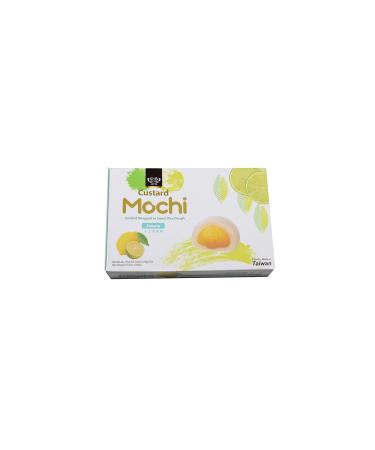 Japanese Custard Mochi - Lemon Flavor- Japanese Mochi 168g