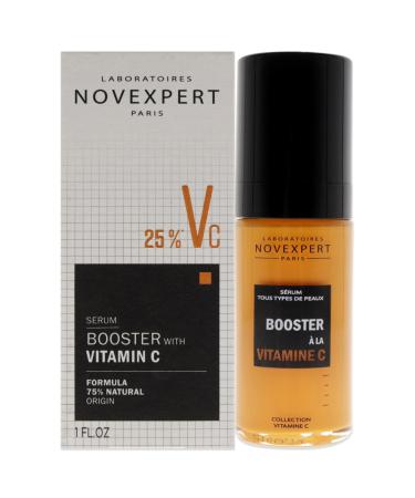 Booster With Vitamin C - Smoothing And Rejuvenating Face Serum - For A Vibrant And Renewed Appearance - Deeply Anti Oxidizing And Brightening - Formulated To Reduce Free Radicals - 1 Oz