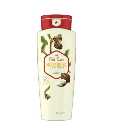 Old Spice  Mens Body Wash Moisturize With Shea Butter  16 Fl Oz